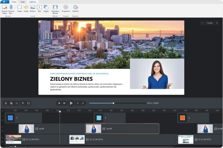 iSpring Suite - edytor wideo i screencasty
