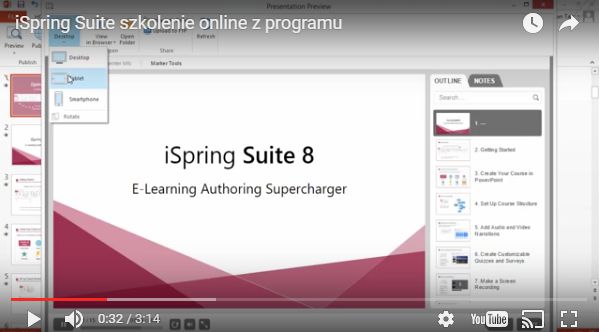 ispring-suite-omowienie Oprogramowanie iSpring Suite nagrodzone Gold Award in Excellence in Technology 2016